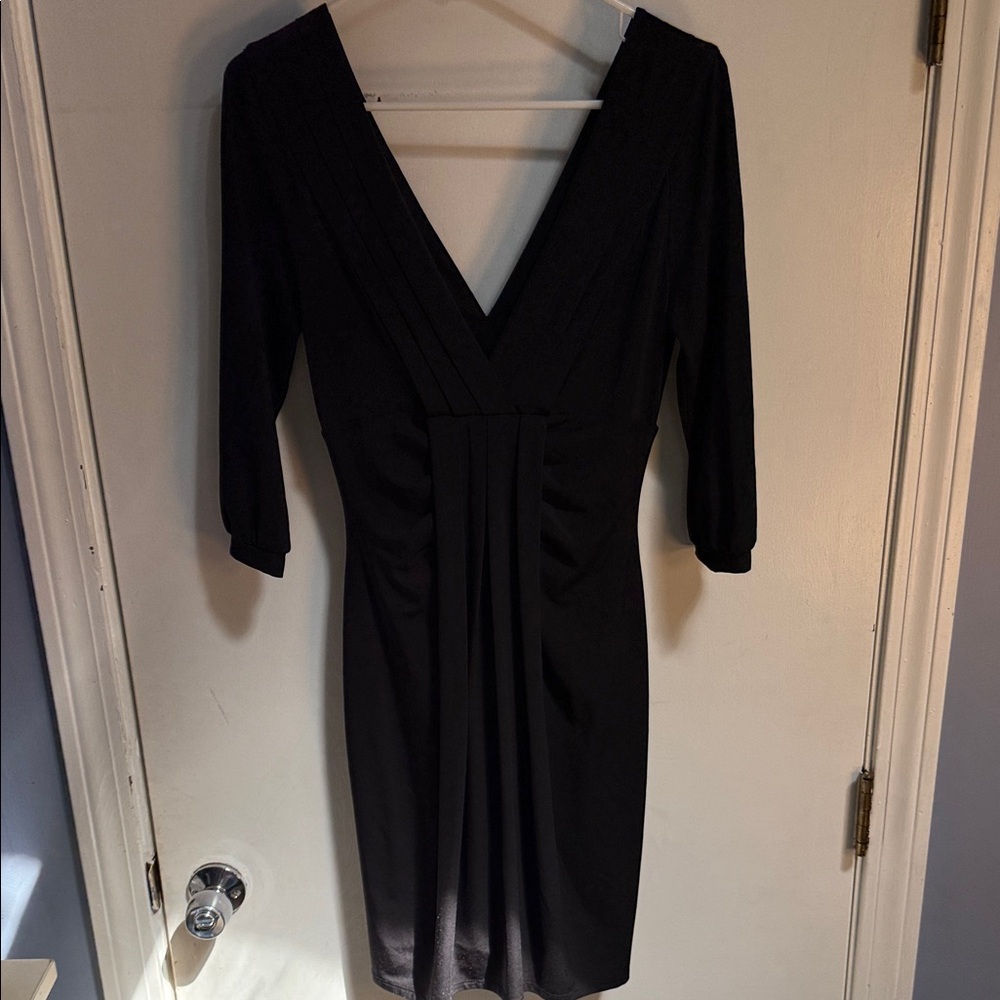 BCBGMaxAzria Black Long Sleeve Dress